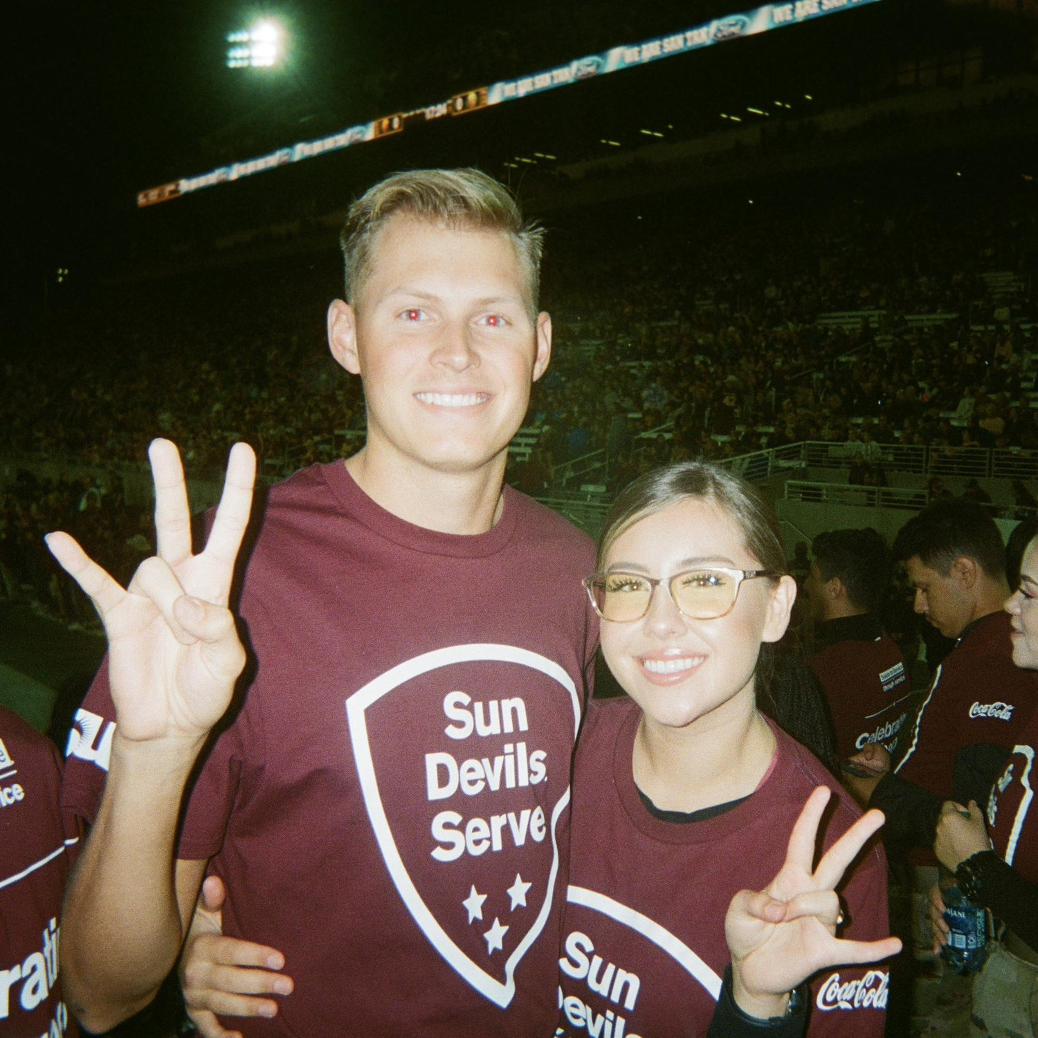 Our first ASU football game!