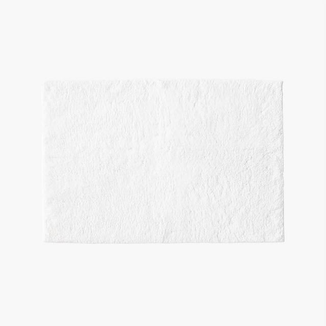 Chase Organic Cotton White Bath Mat 24"x36"