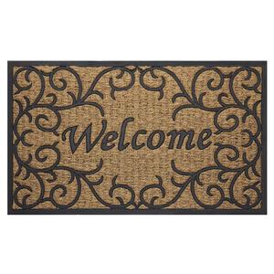 Achim Home Furnishings COM1830VN6 Vines Coco Door Mat, 18 by 30"