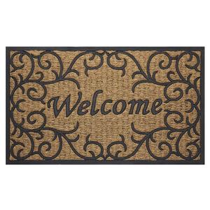 Achim Home Furnishings COM1830VN6 Vines Coco Door Mat, 18 by 30"