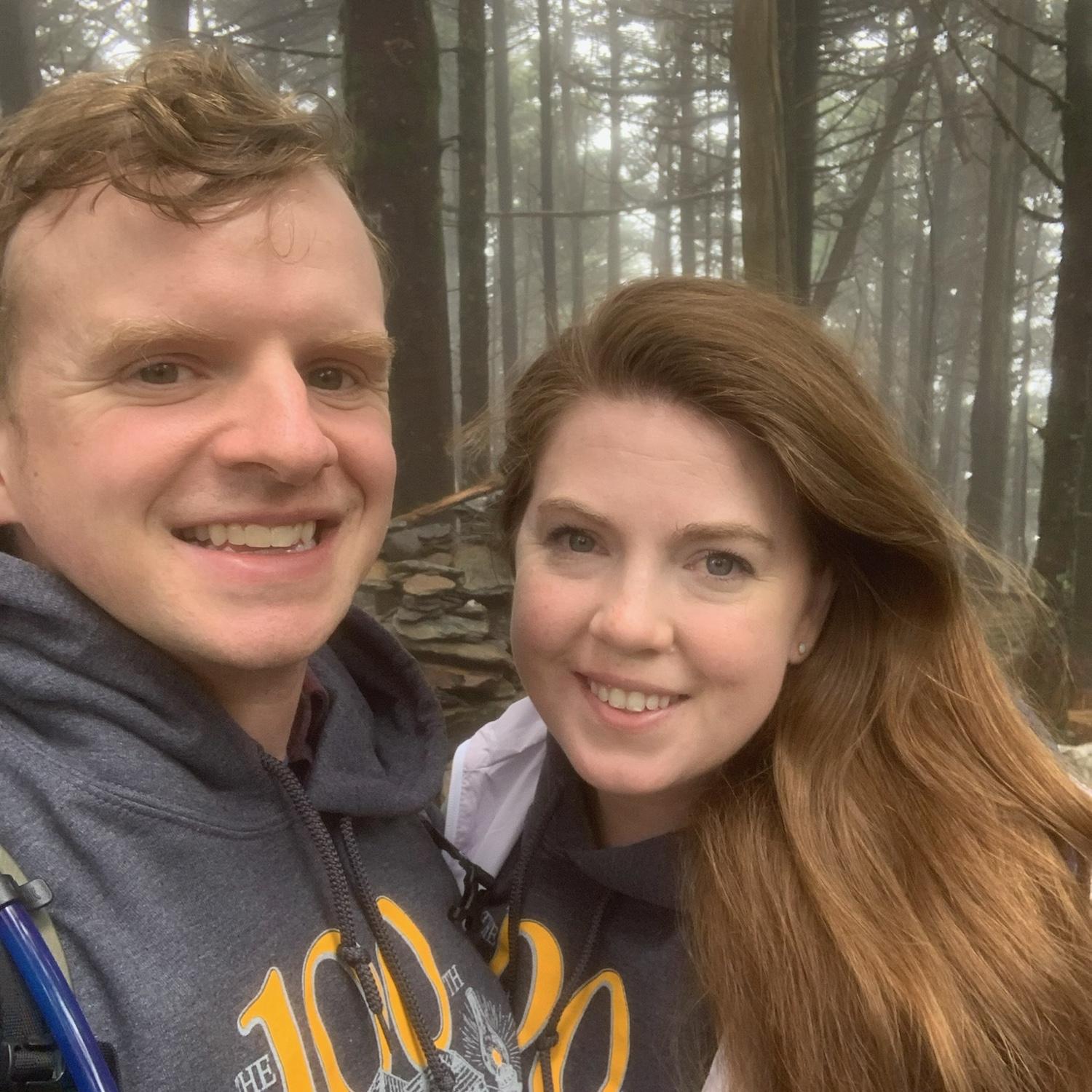 We hiked to the top of Mount Le Conte (the tallest peak in Tennessee) together on the 100th anniversary of the trail in April 2024.