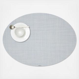 Mini Basketweave Oval Placemat, Set of 4