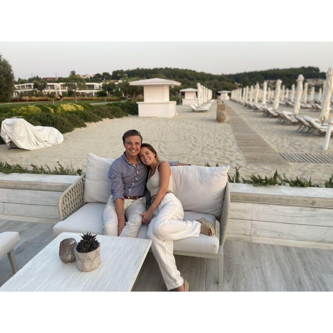 Our trip to Greece in 2021 left us both so happy with the fullest hearts!