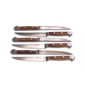 Outset QL90 Curtis Lloyd Steak Knife Set, Stainless Steel, 6-Piece