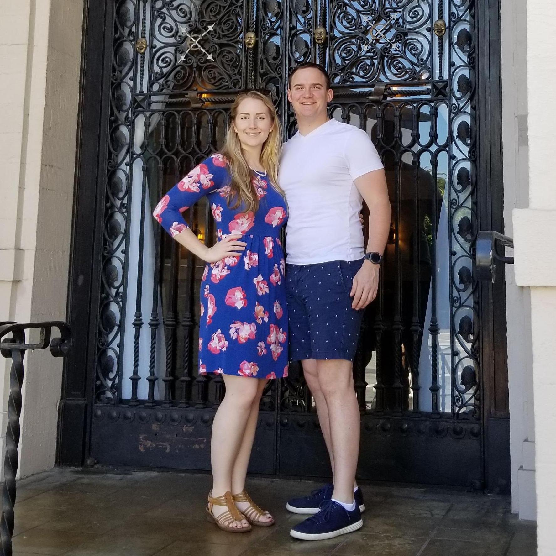 Touring our wedding venue with the moms!