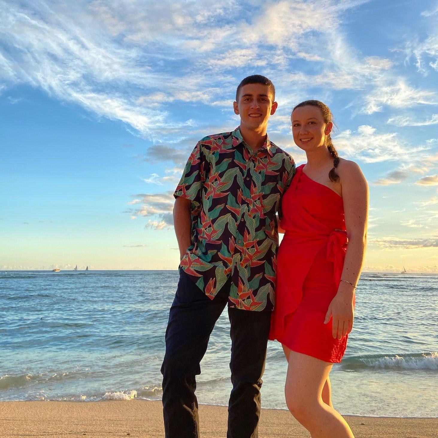 Hadley got to visit Tyler in Hawaii as he began his first year there as a 4th and 5th grade English teacher!