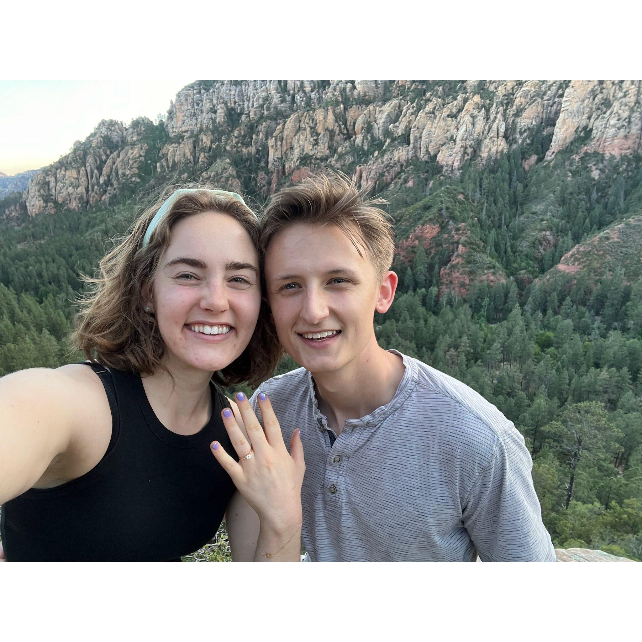 We're engaged!