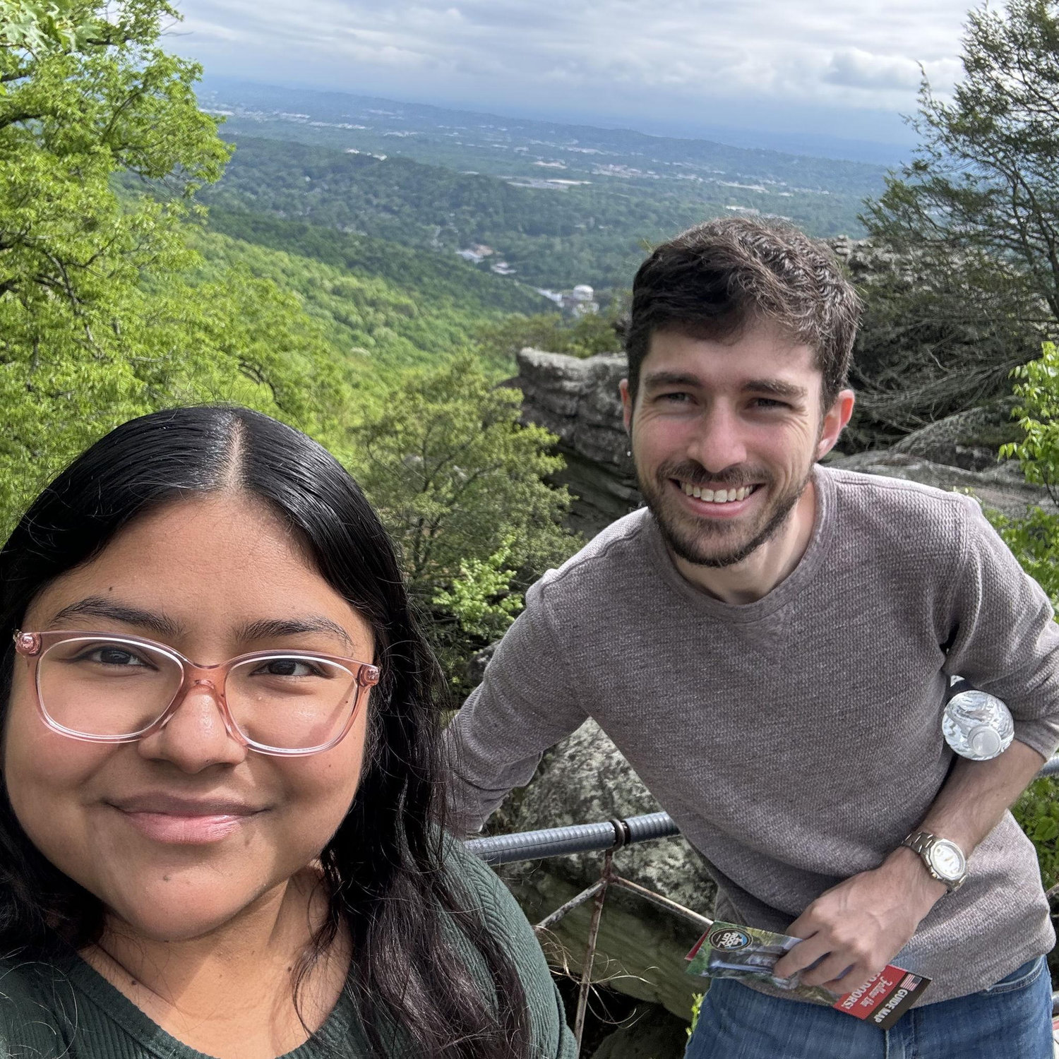Visiting Rock City in Chattanooga.