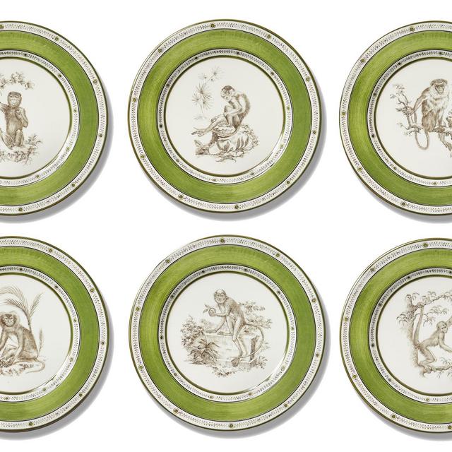 Laboratorio Paravicini Monkey Dinner Plates (set of 6)