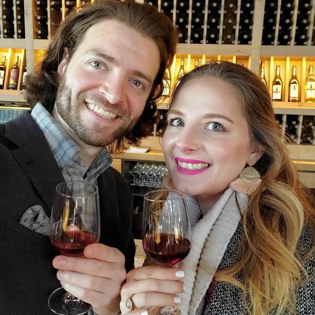 OG wedding date celebration at our favorite local winery, 4-3-21