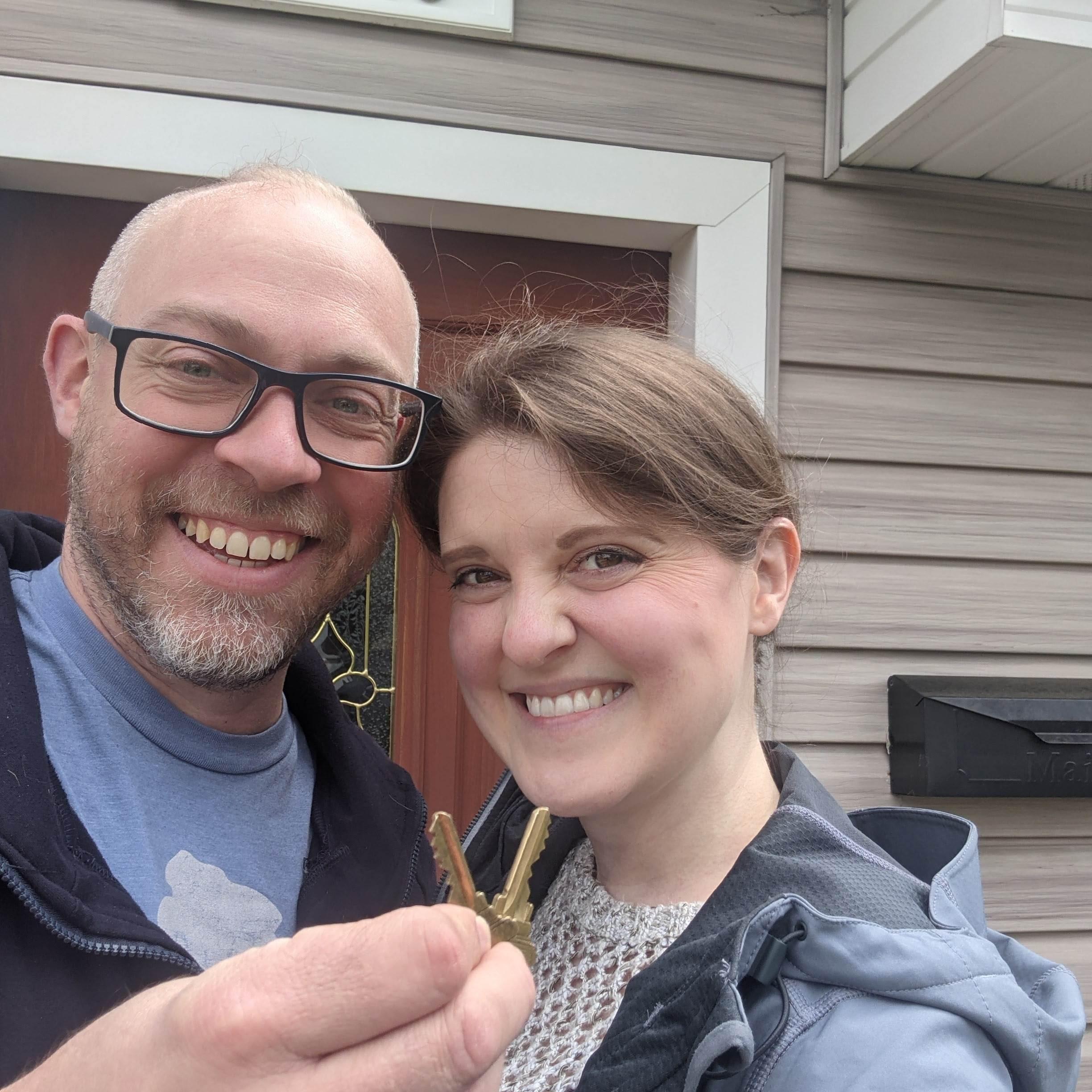 May 6, 2021, Nick and Aimee closed on their first house together.
