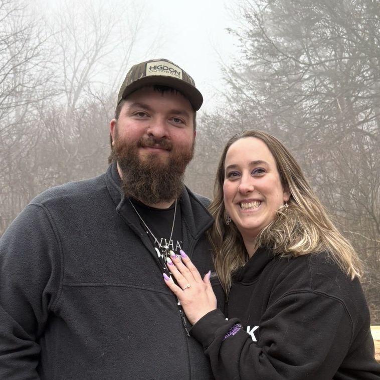 When we got engaged!