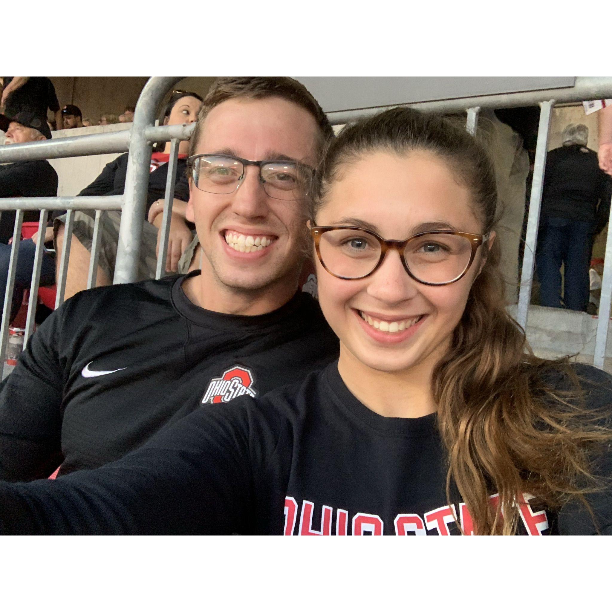 While at OSU, they enjoy cheering on the Bucks