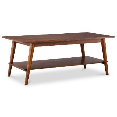 TARGET : Porter Mid Century Modern Coffee Table - Brown