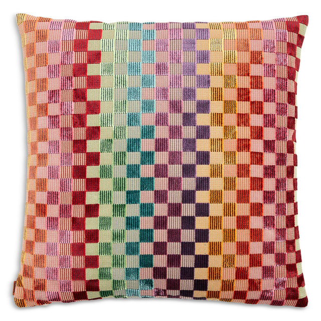 Missoni Yugawara Dégradé Grid Decorative Pillow, 20" x 20"