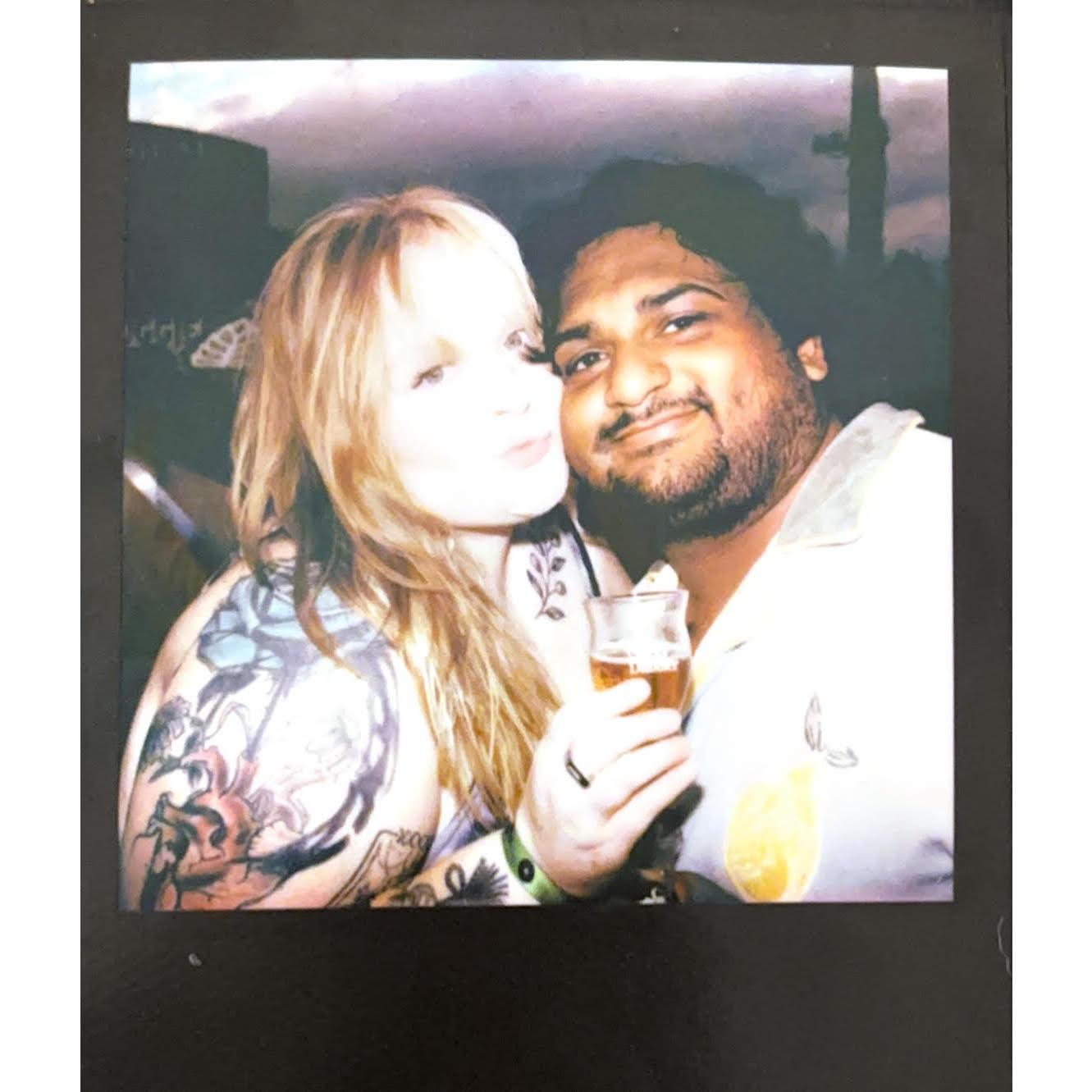 One of many polaroid's Ahmed and Hailey have shared together!
