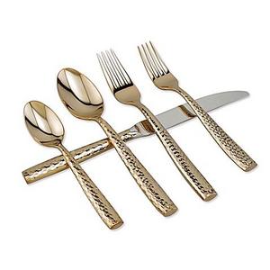 Michael Lloyd Martello 5-Piece Flatware Place Setting in Rose Gold