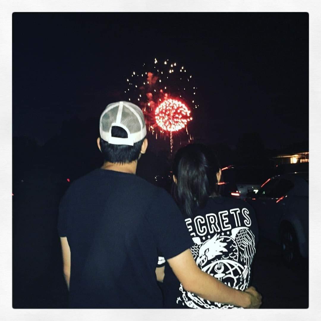 4th of July with Stev and his fam bam in Greely. His aunty captured this picture of us.
