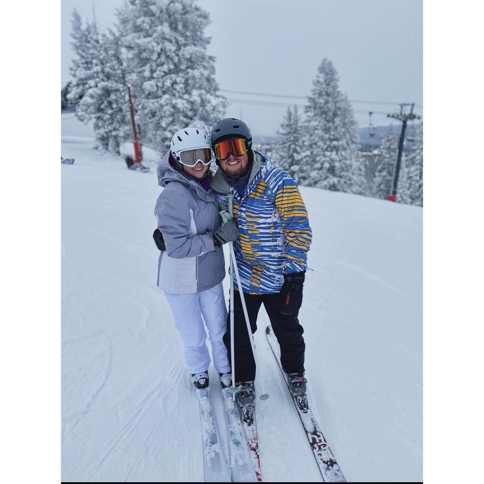 Skiing in Steamboat