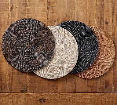 Tava Handwoven Rattan Round Placemat
