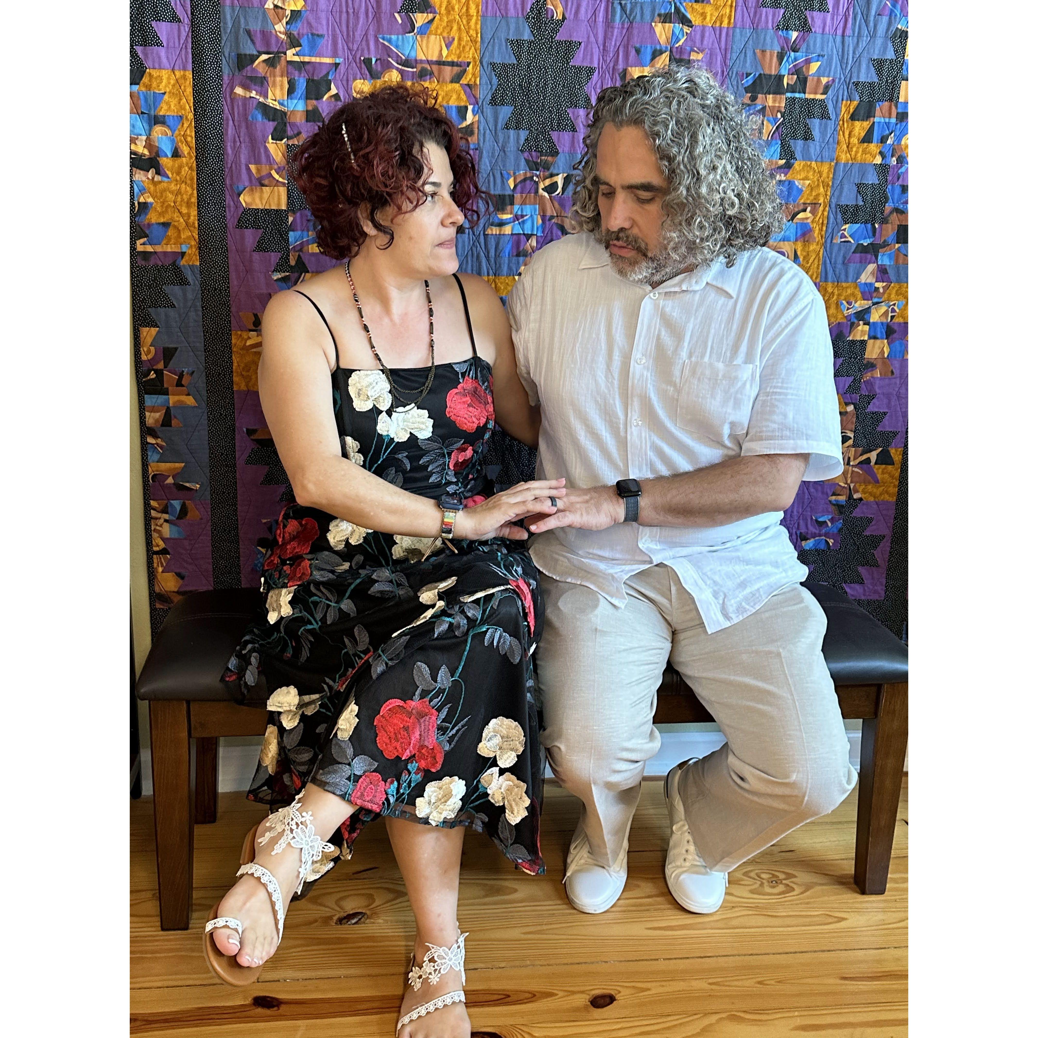 After-wedding photo.