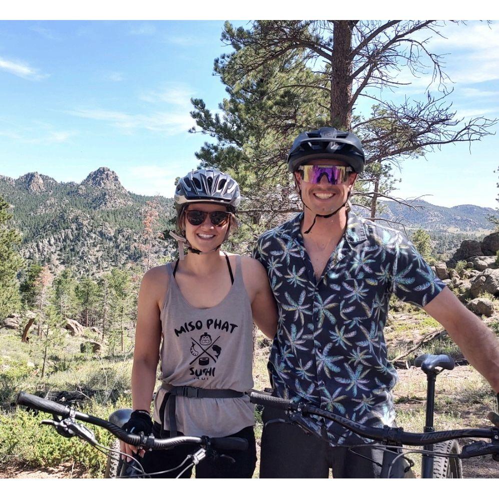 Our first mountain bike ride