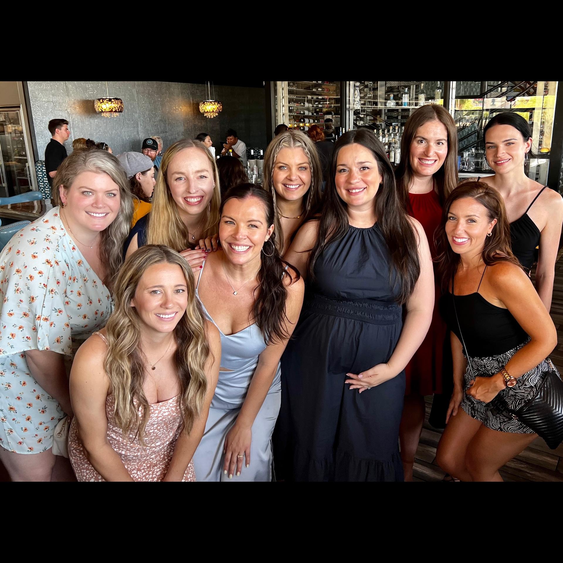 Required girls pic at the engagement brunch