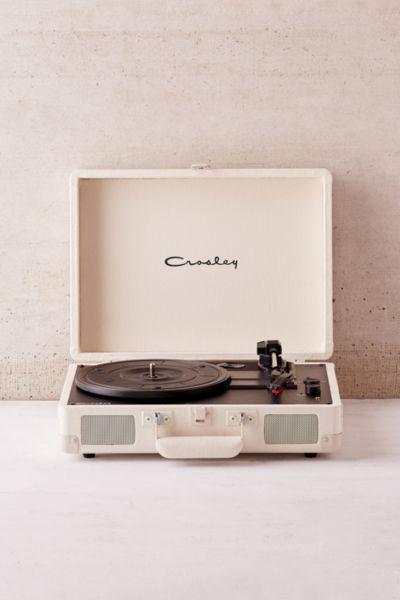 Crosley Cream Canvas Cruiser Bluetooth Record Player