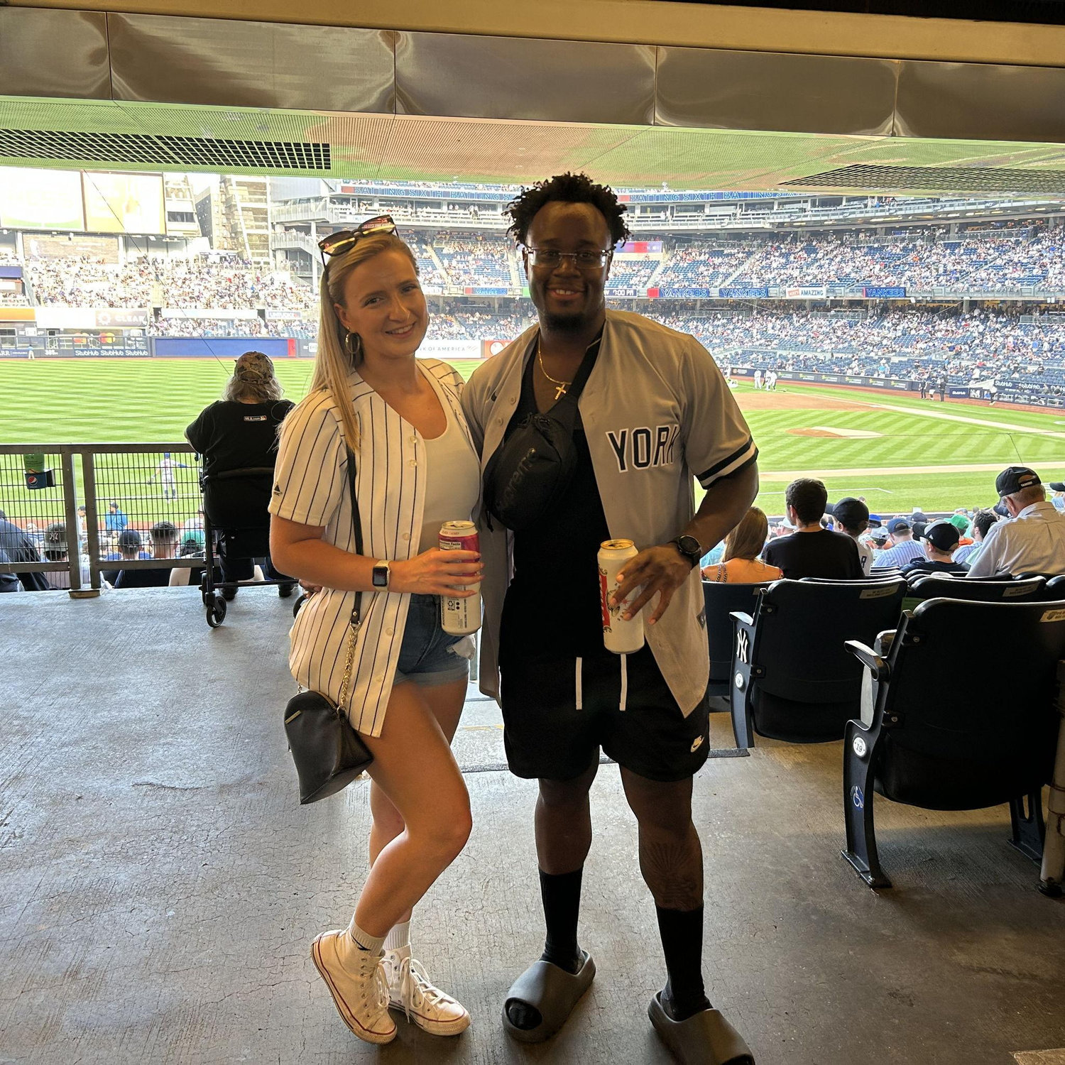The first of what would become many Yankee baseball dates.