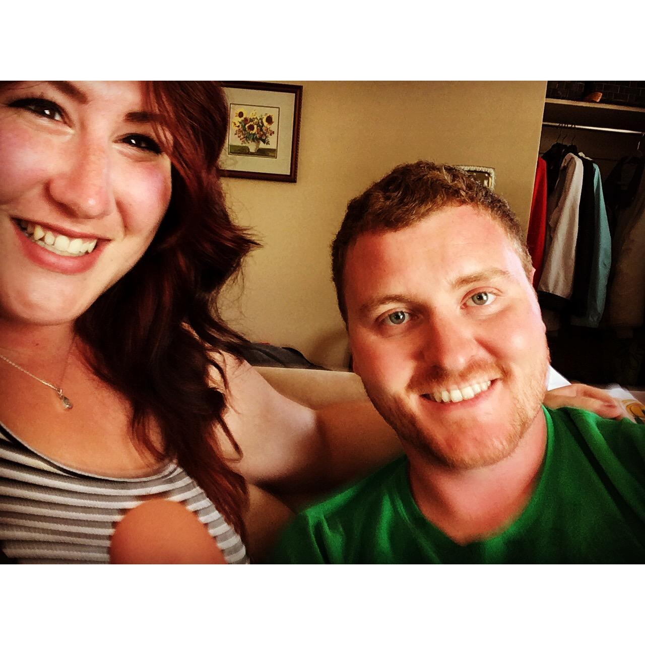 All smiles at Janel's grandparents house