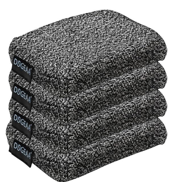 Heavy - Duty Kitchen Sponge - 20 Times More Durable, Scratch Free, Suitable for Non - Stick Cookware - Cut - Resistant, Multi - Purpose Cleaning Supplies for Home (4 Pack, Grey)