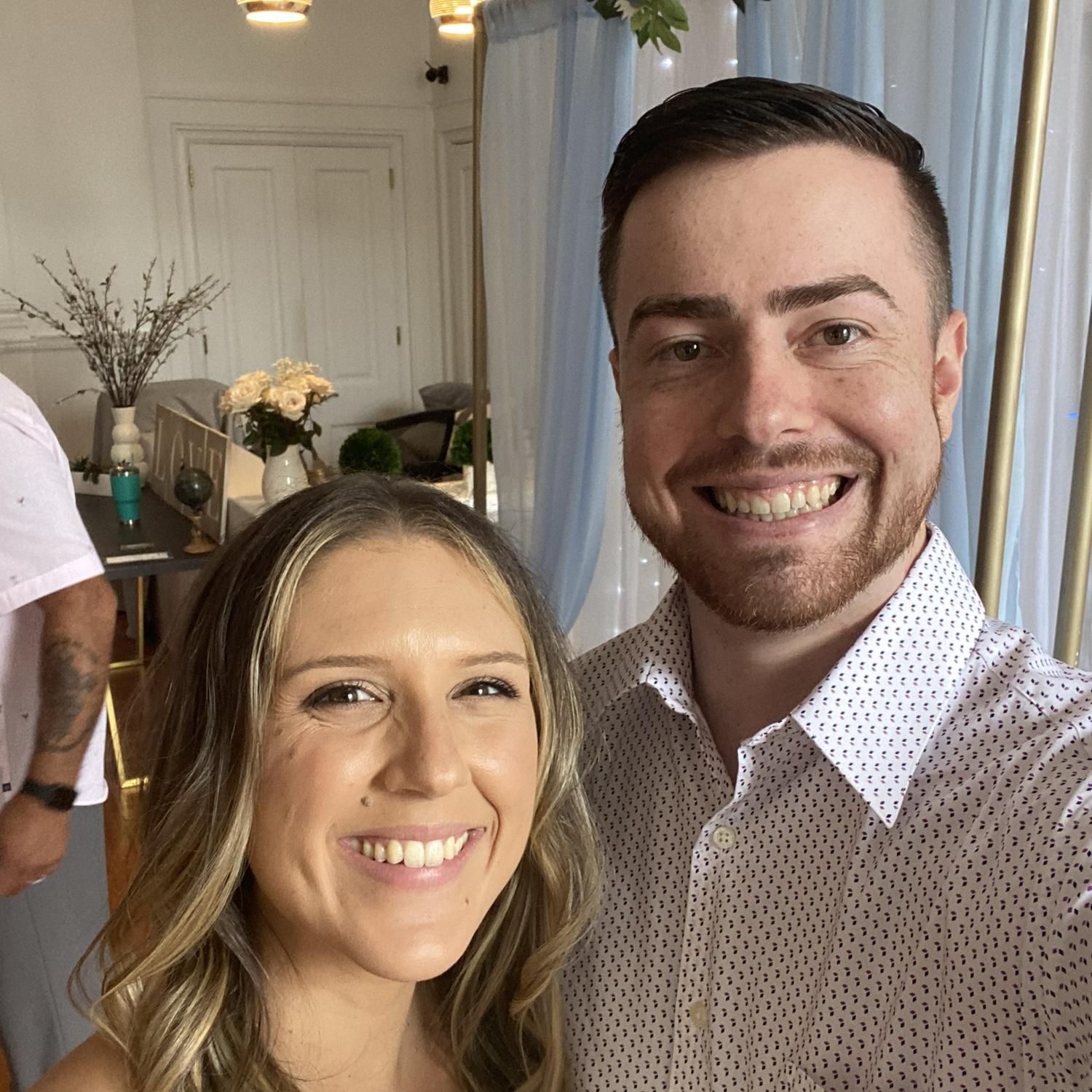 Celebrating Ben and Frank! First wedding together!