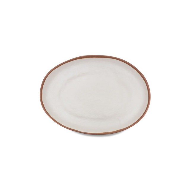 Q Home | Potter Terracotta 18" x 13" Melaboo Oval Platter