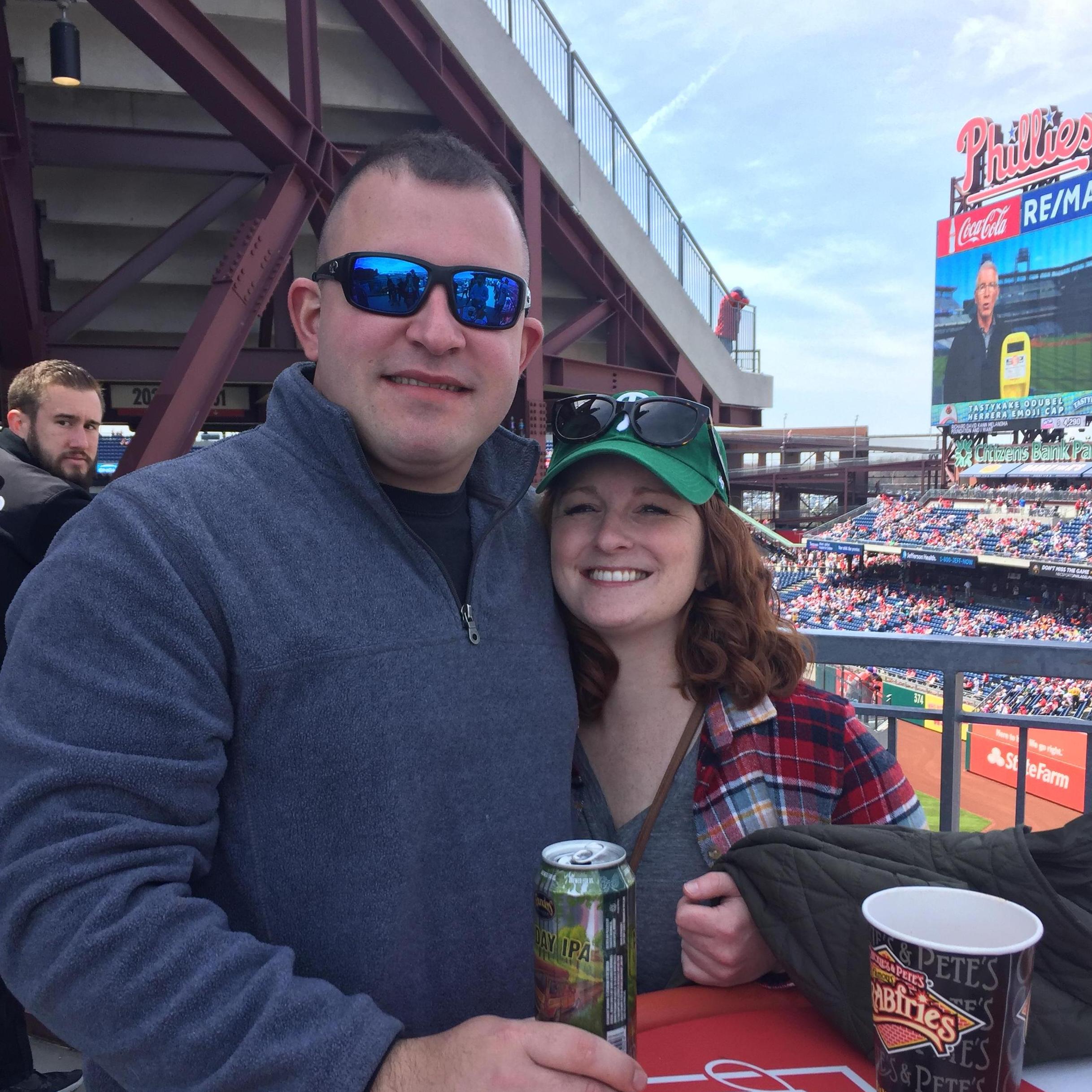 fun at a Phillies game