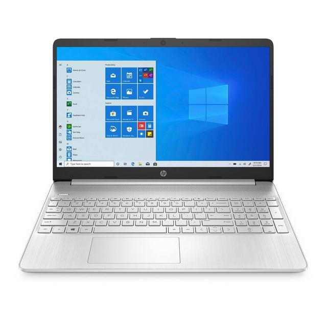 HP 15.6" Touchscreen Laptop with Windows 10 Home in S mode - AMD Ryzen 3 Processor - 4GB RAM Memory - 256GB SSD Storage - Silver (15-ef1041nr)