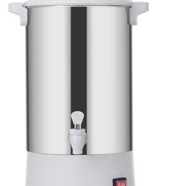 SYBO SR-CP35C Commercial Grade Stainless Steel Percolate Coffee Maker Hot Water Urn for Catering, 30-Cup, 3.5L, Grey