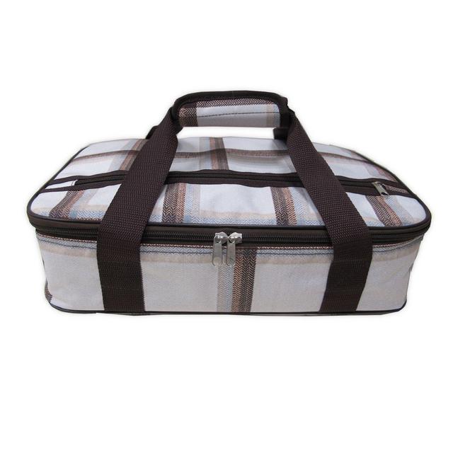Bee & Willow 128 oz. Insulated Casserole Carrier Tote Bag in Grey