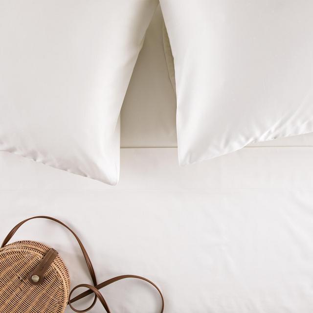 Classic Percale 3-Piece Sheet Set Cream (Cali King)