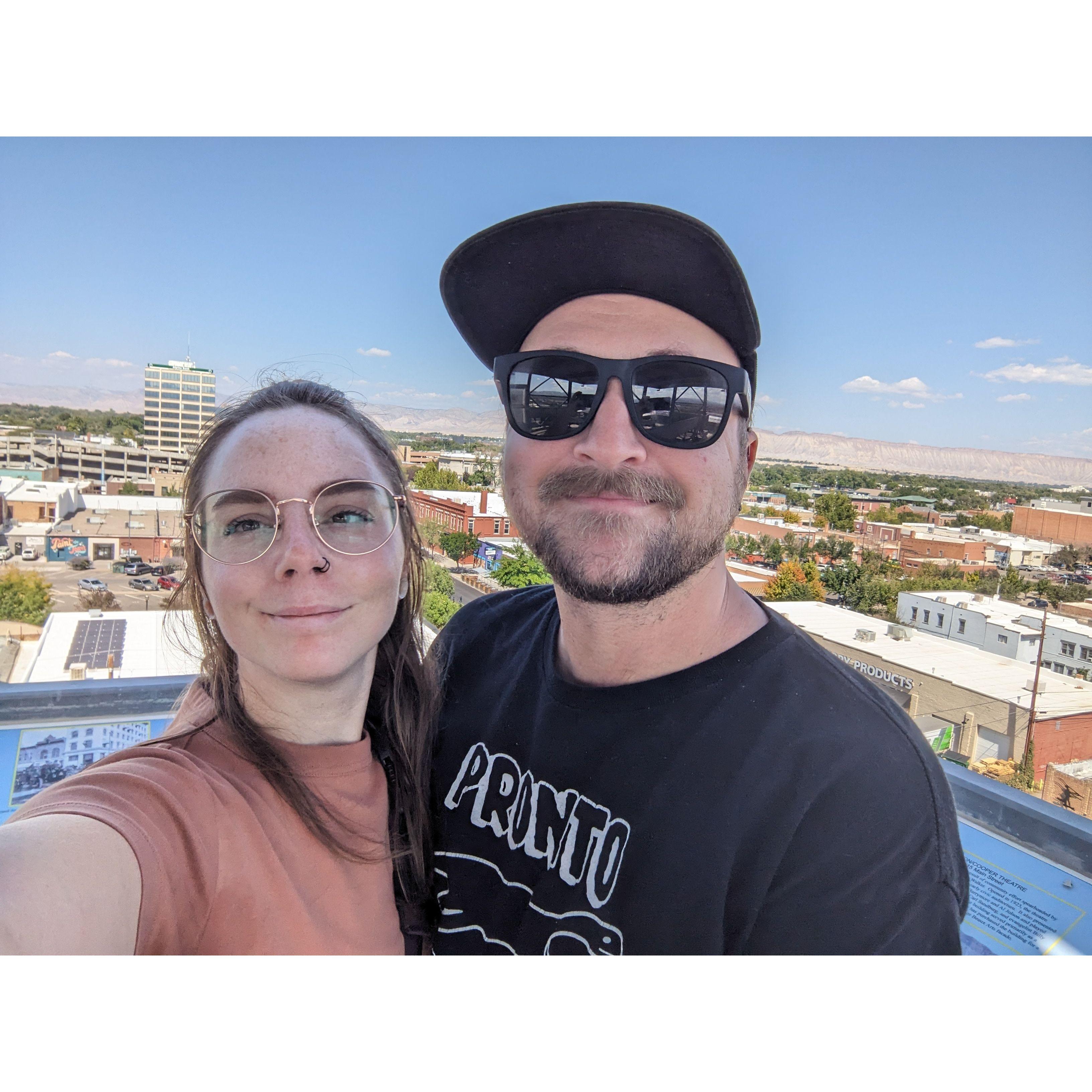 This is at the top of the Museum of the West in downtown Grand Junction.