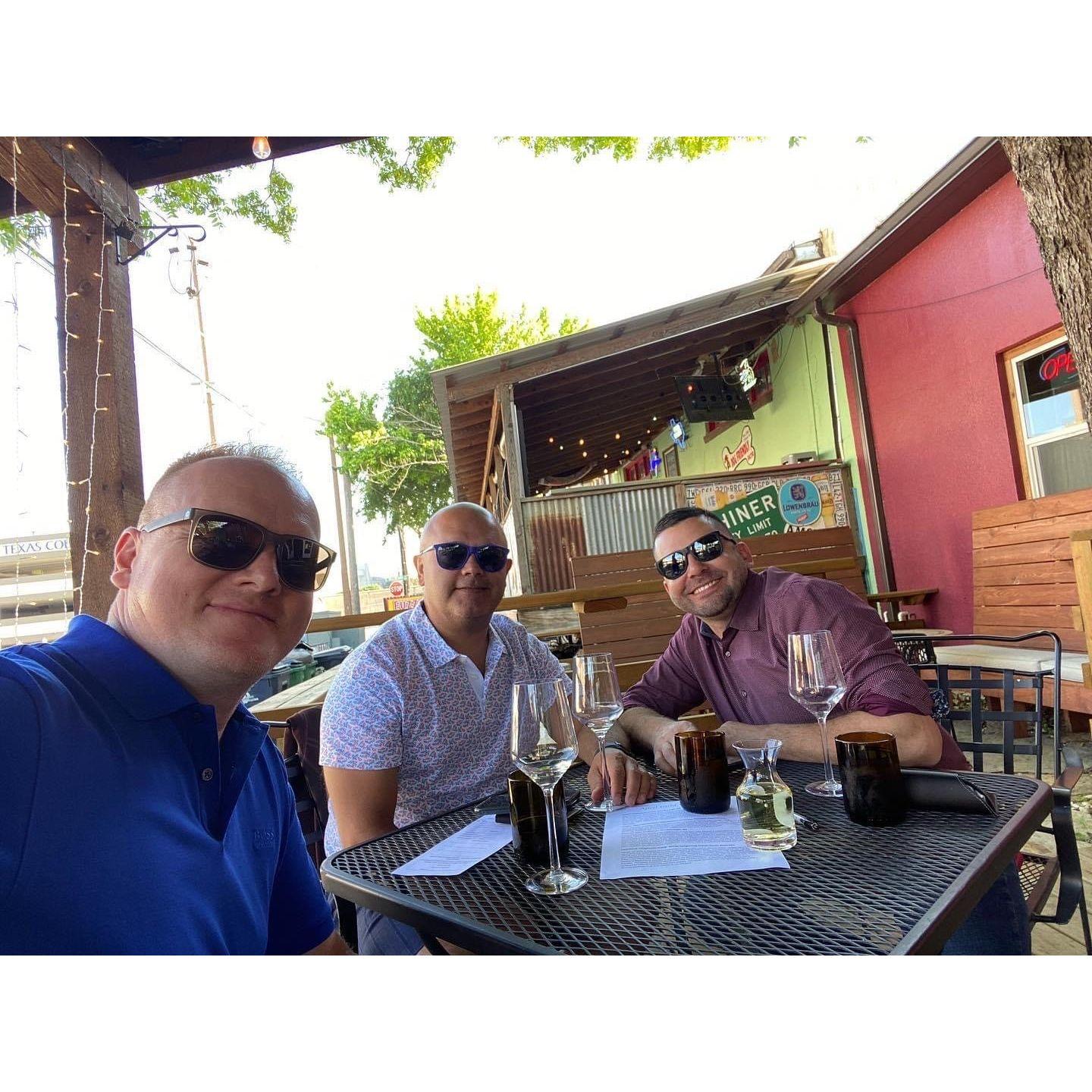 Wine Bar in downtown Denton in 2021