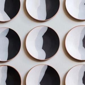 Portland Salad Plate | Black Sand