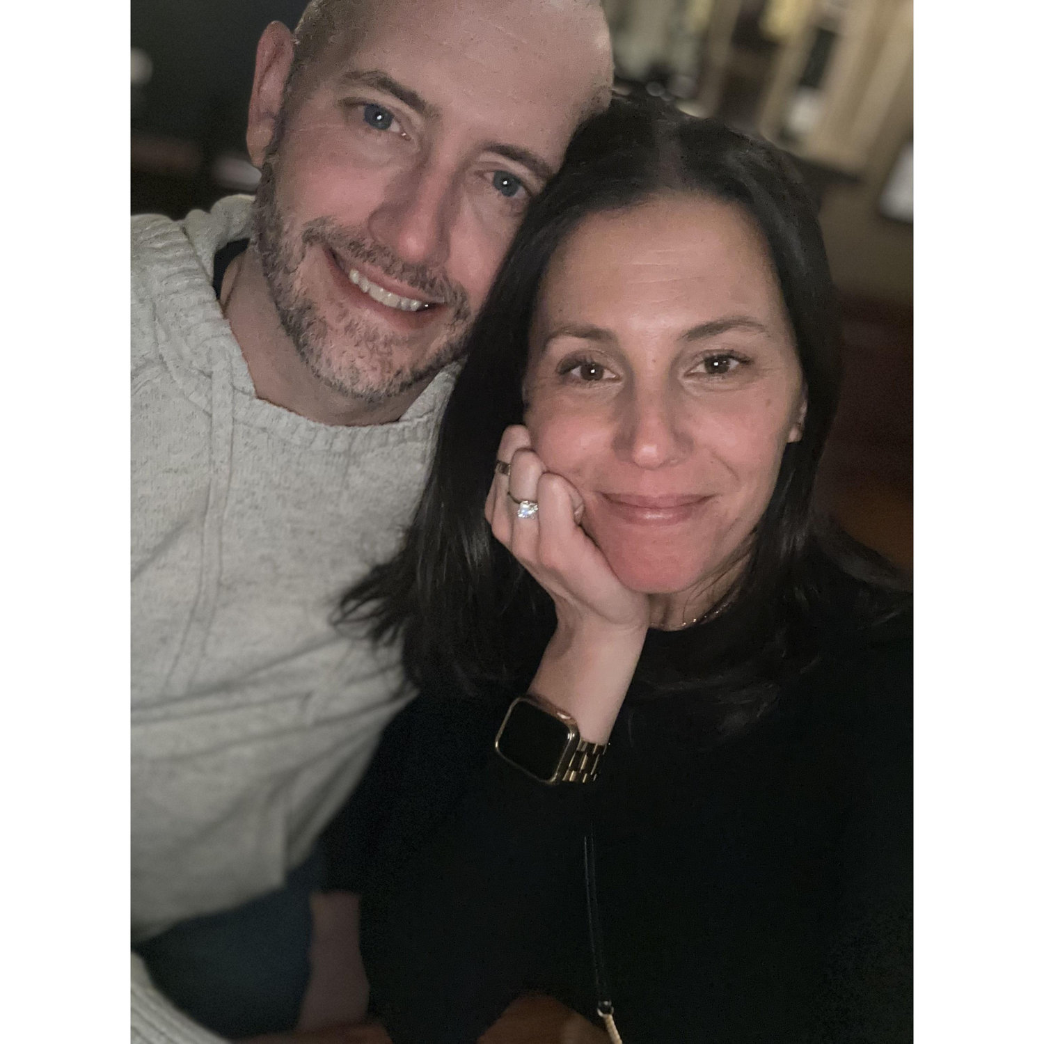 The night we got engaged
