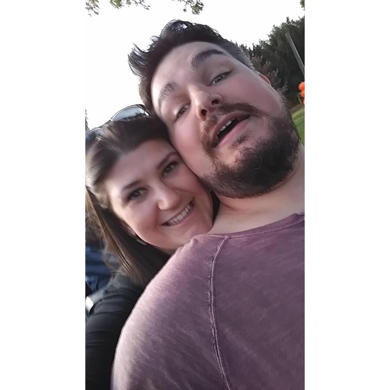 Odds are, any picture we take has us goofing off.