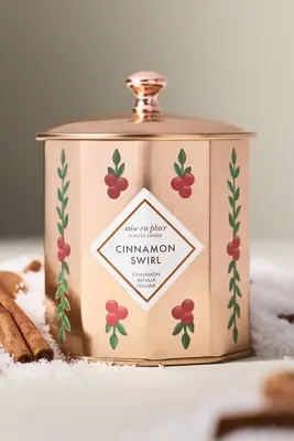 mise en place Gourmand Cinnamon Swirl Tin Candle