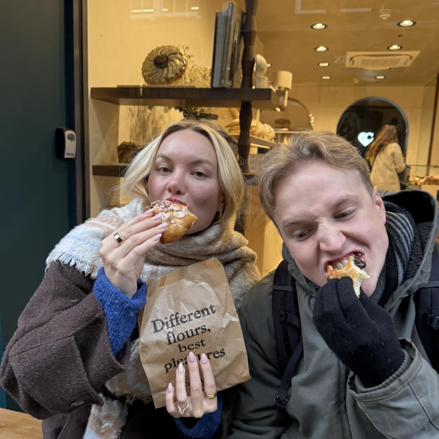 And now they will continue their life- finding GF goodies at all times to maintain Sophie’s mood and cravings