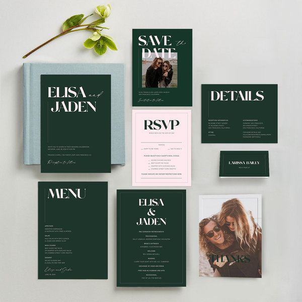 Zola Wedding Invitations - Carlisle Type