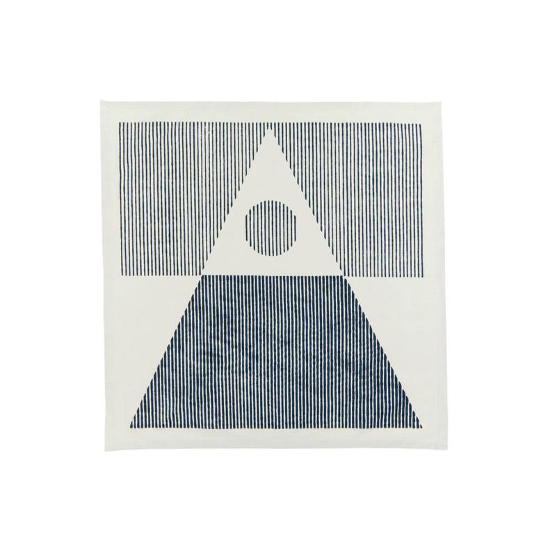 Pyramid | Charcoal Napkin