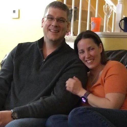 Chris's favorite pic of us taken during Christmas 2017.