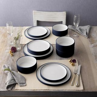 ColorTex 12-Piece Dinnerware Set, Service for 4