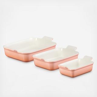 Heritage 3-Piece Rectangular Baking Dish Set